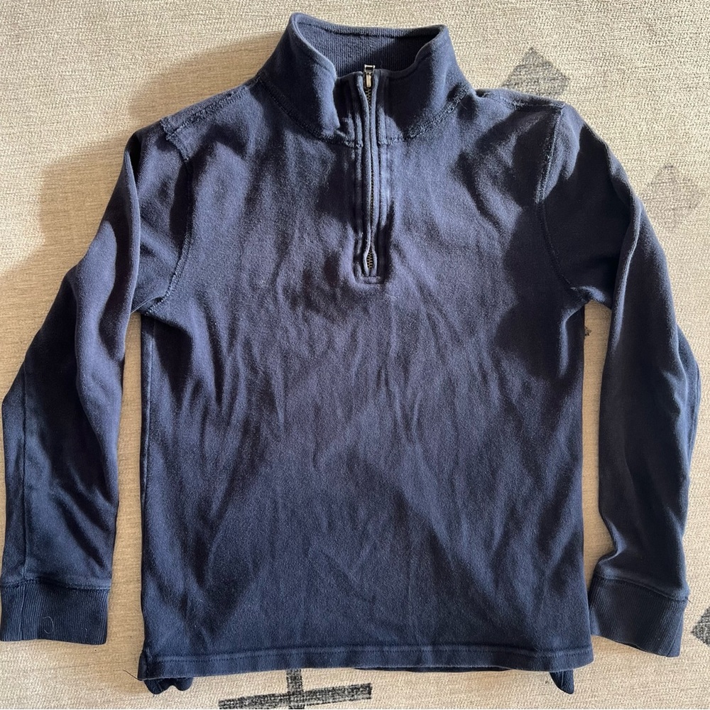 J. Crew Boys quarter-zip cotton pullover